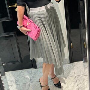 Prada Fuchsia Rasa Pleated Clutch